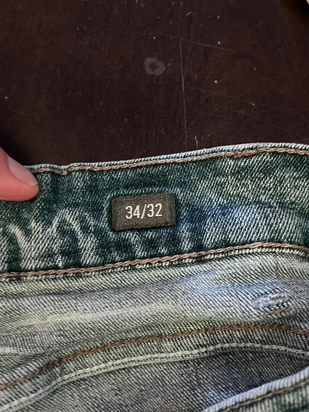 Key Aristocrat Jeans Mens 34x32 Blue Bootcut Stretch Denim Medium Wash